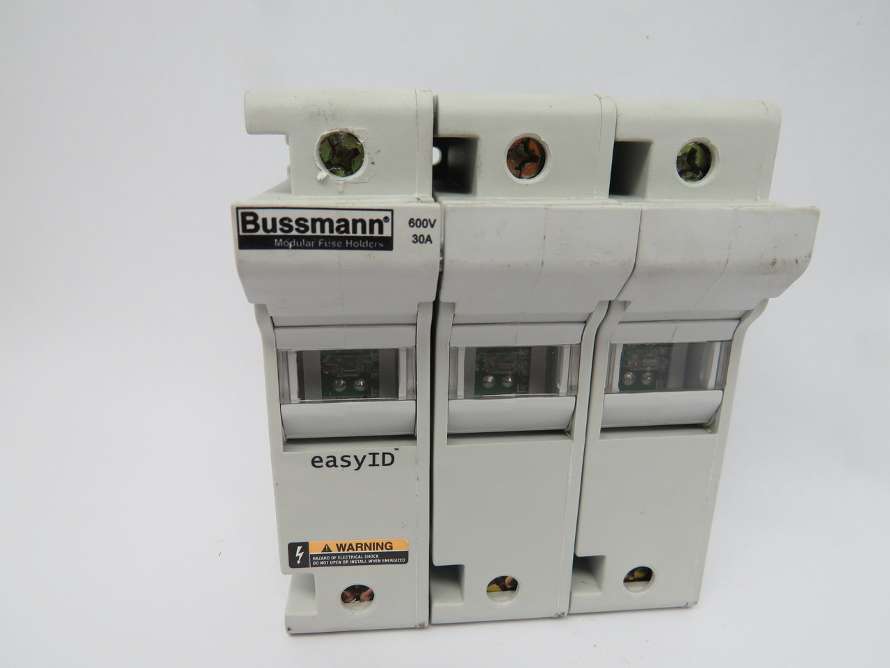 Bussmann CH30J3I Cooper Fuse Holder w/LED Indicator 30A 600VAC 3P USED