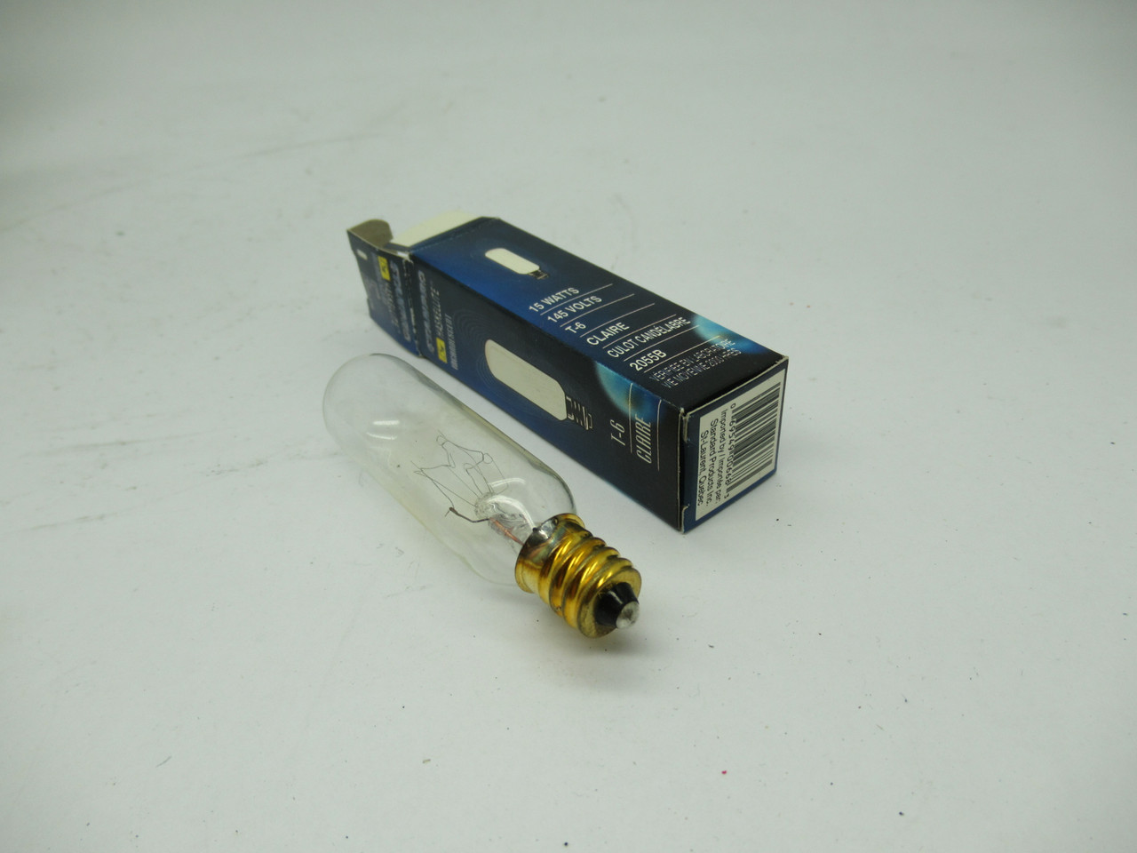 StanPro 2055B Incandescent Bulb T-6 15W 145V CLEAR 25-Pk NEW