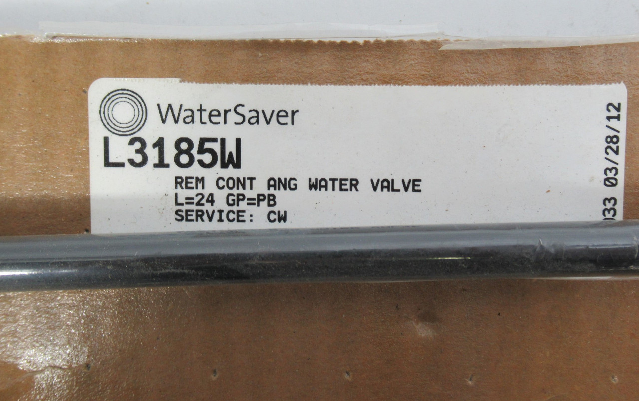 WaterSaver Faucet Co. L3185W Water Valve Construction 3-Pack NEW
