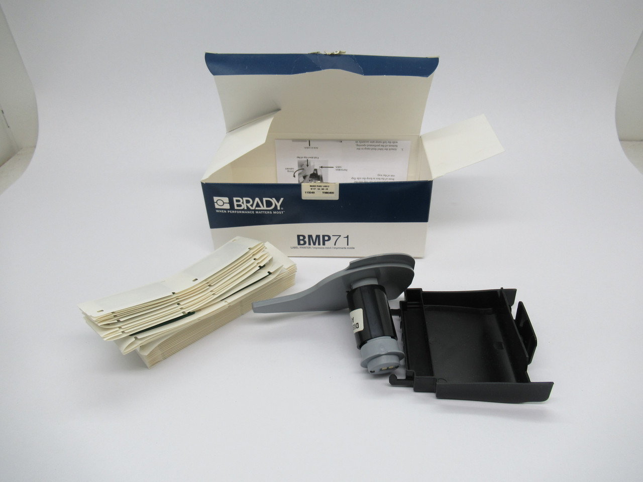Brady M71EP-168-593-GN BMP71 Raised Panel Push Button Labels 100-Pk NEW