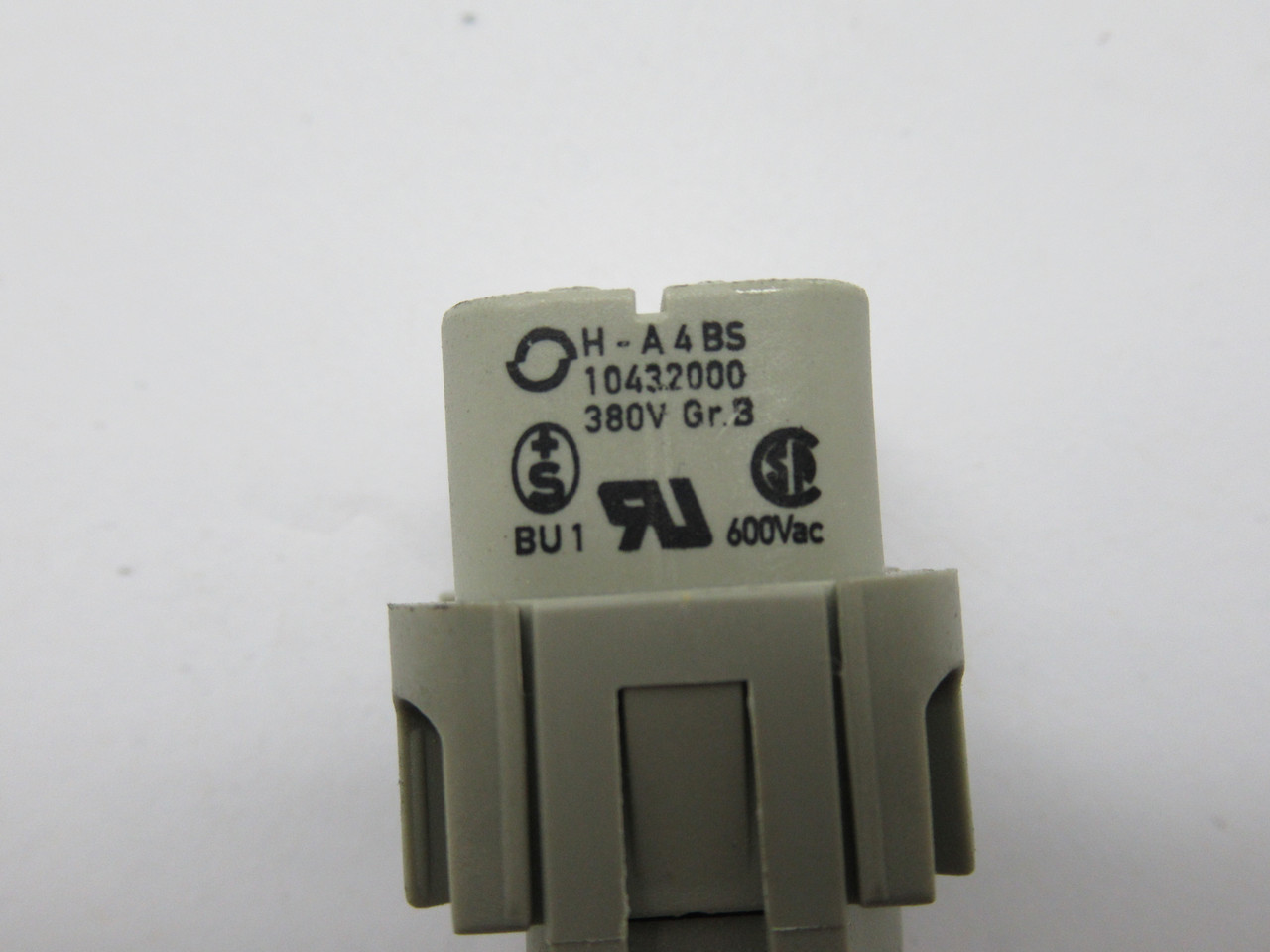 Lapp H-A4BS 10432000 Connector With Housing *Missing Screw* USED