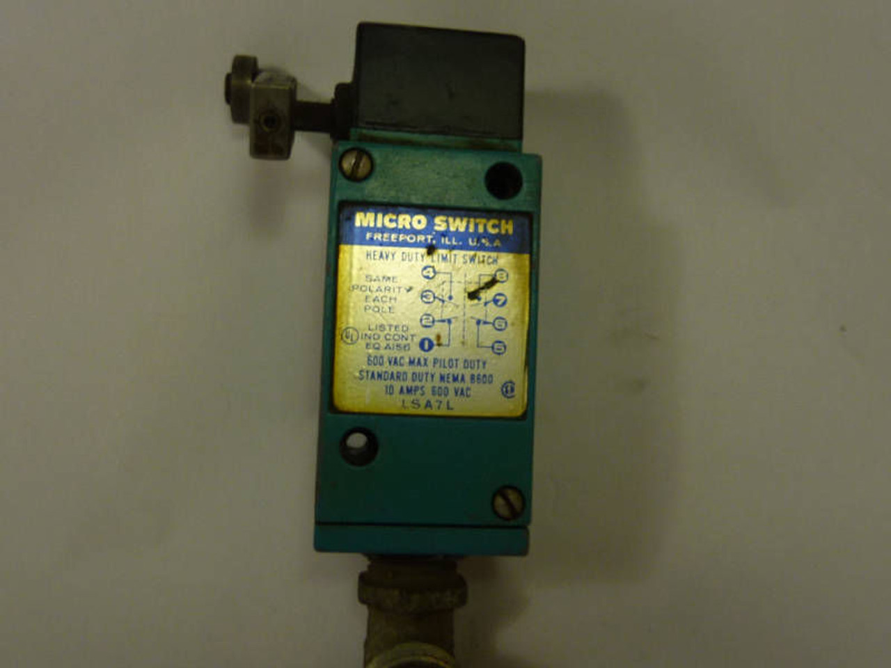 Honeywell Microswitch Limit Switch 10A LSA7L USED