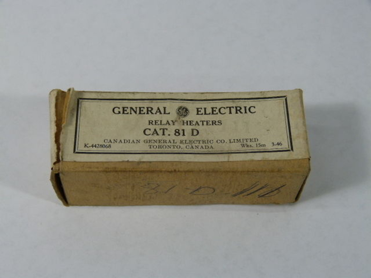 General Electric 81-D111 Overload Relay Heater Thermal Unit Box of 2 ! NEW !