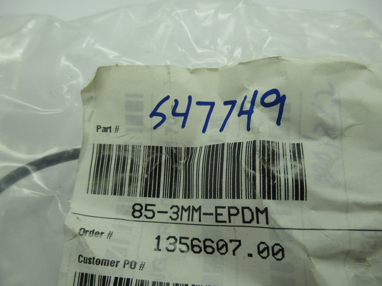 Daemar 85-3MM-EPDM EPDM O-Ring 85mm ID 3mm Width 547749 10-Pack NOP