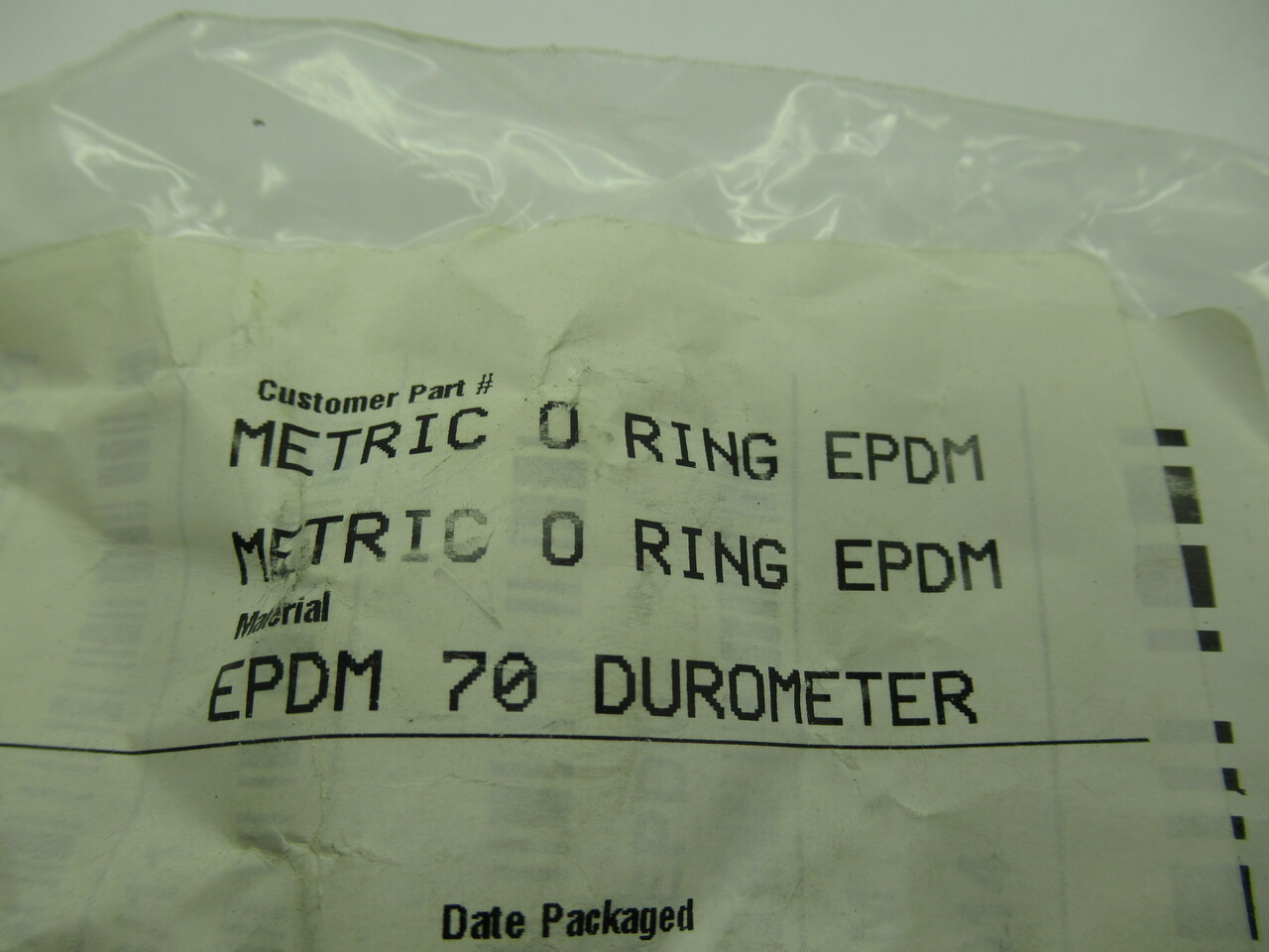 Daemar 50-3MM-EPDM EPDM O-Ring 50mm ID 3mm Width 547750 Lot of 16 NOP