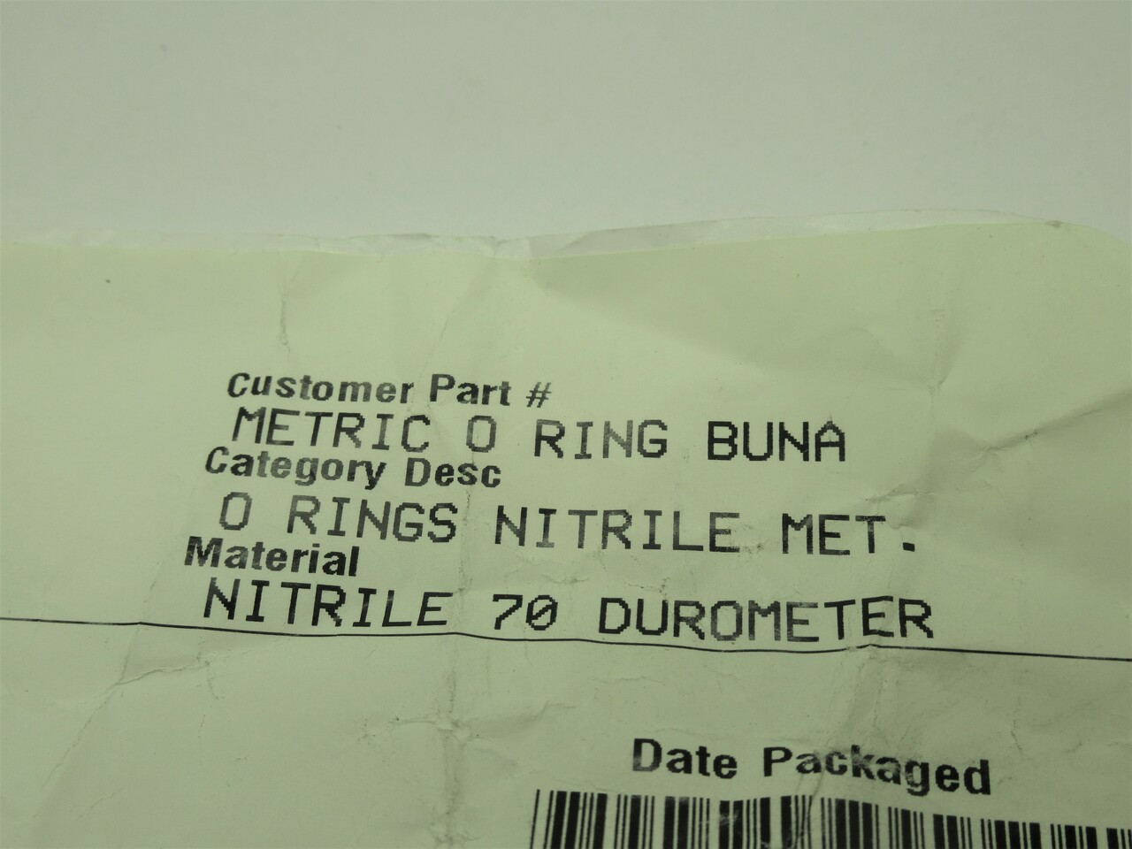 Daemar 39.2-3MM Nitrile O-Ring 39.2mm ID 3mm Width Lot of 19 NOP