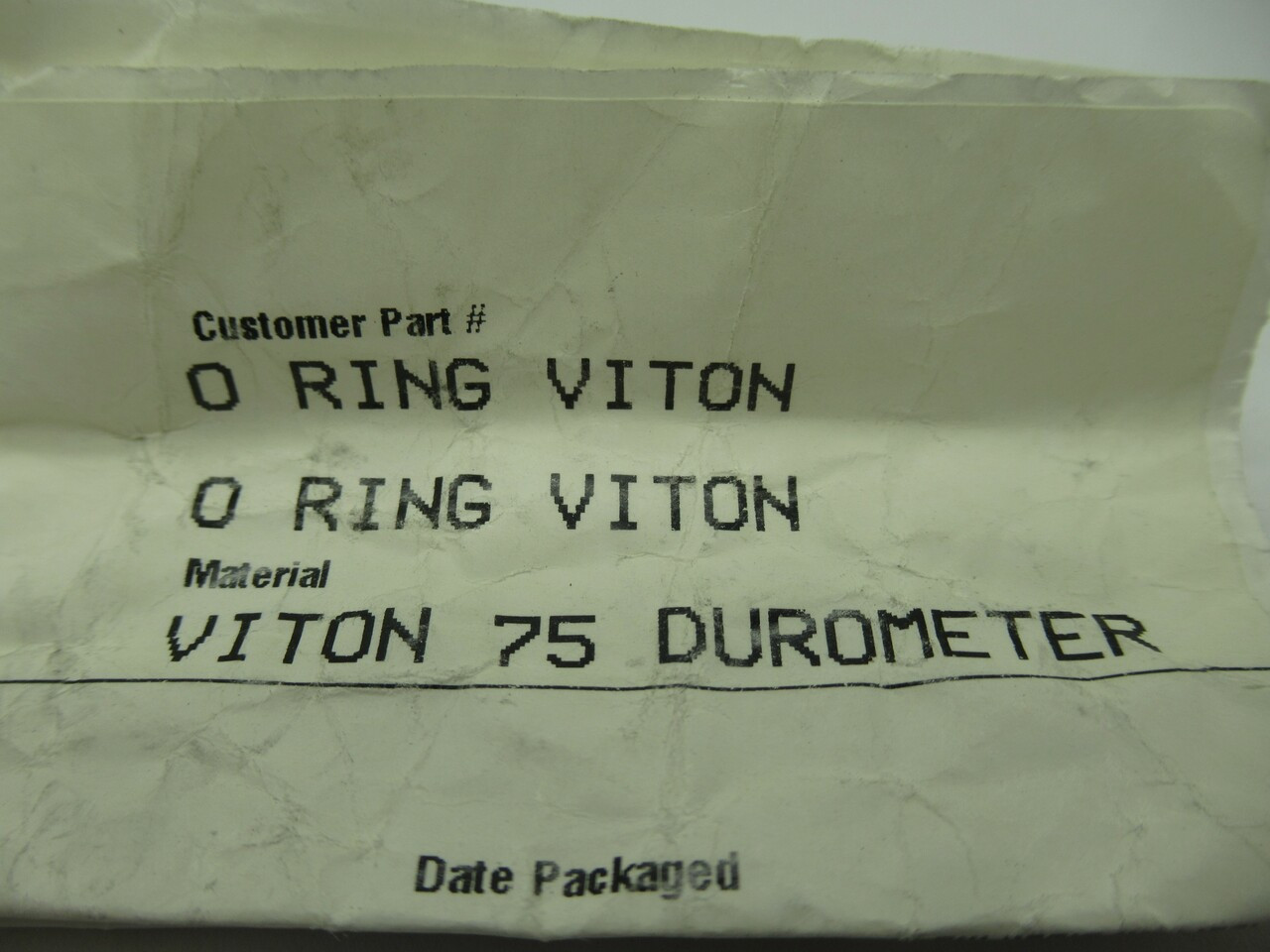 Daemar 107-V Viton O-Ring 0.206" ID 0.103" W 7/32" Nom ID Lot of 68 NOP