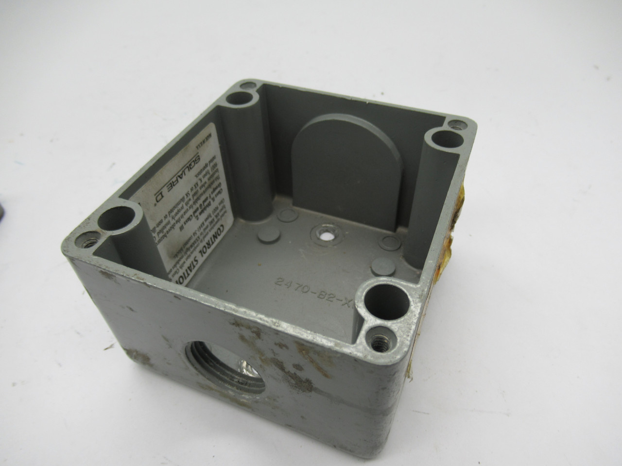 Square D 9001-KY-1 Push Button Enclosure 4"x2-1/2"x2-1/4" SHELF WEAR USED