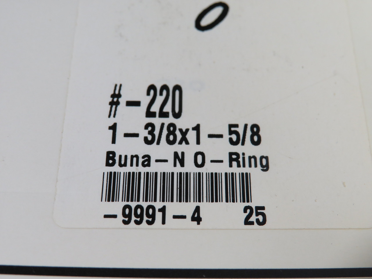 Daemar 220 Nitrile O-Ring 1-3/8" ID 1-5/8" OD 1/8" W Lot of 10 NOP