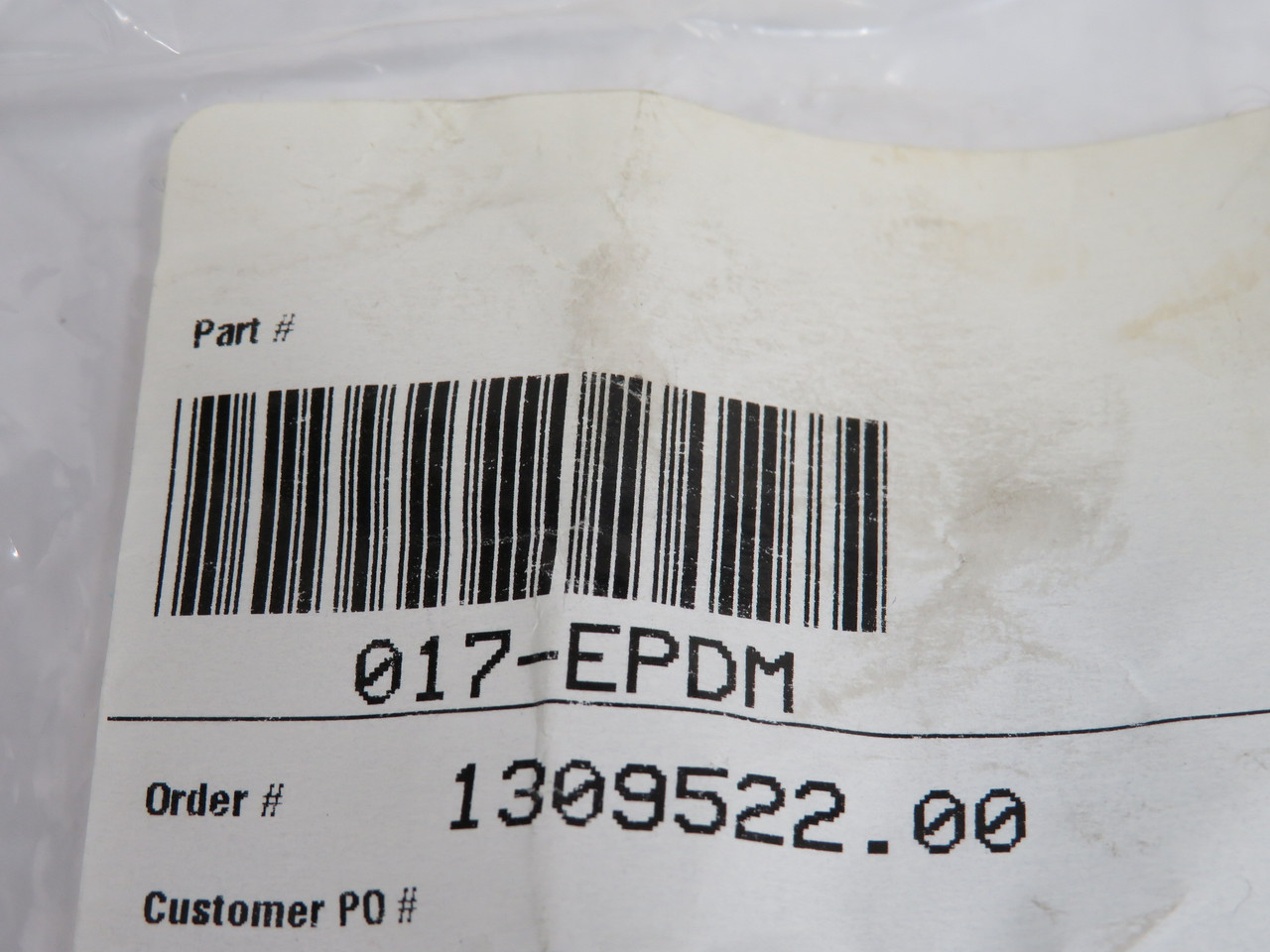Daemar 017-EPDM EPDM O-Ring 11/16" ID 13/16" OD 1/16" W 50-Pack NOP