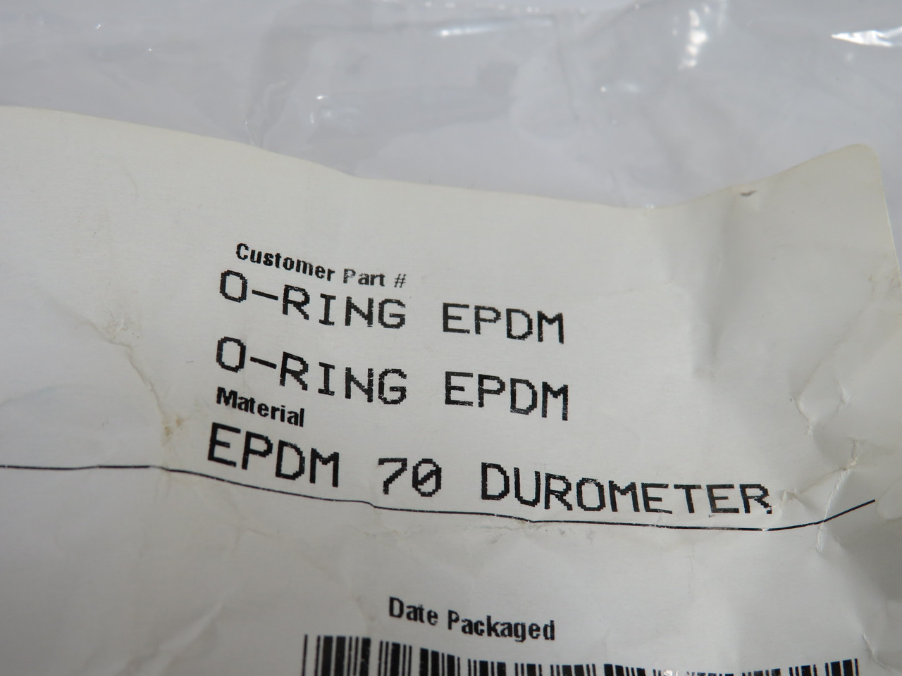 Daemar 015-EPDM EPDM O-Ring 9/16" ID 11/16" OD 1/16" W 50-Pack NOP