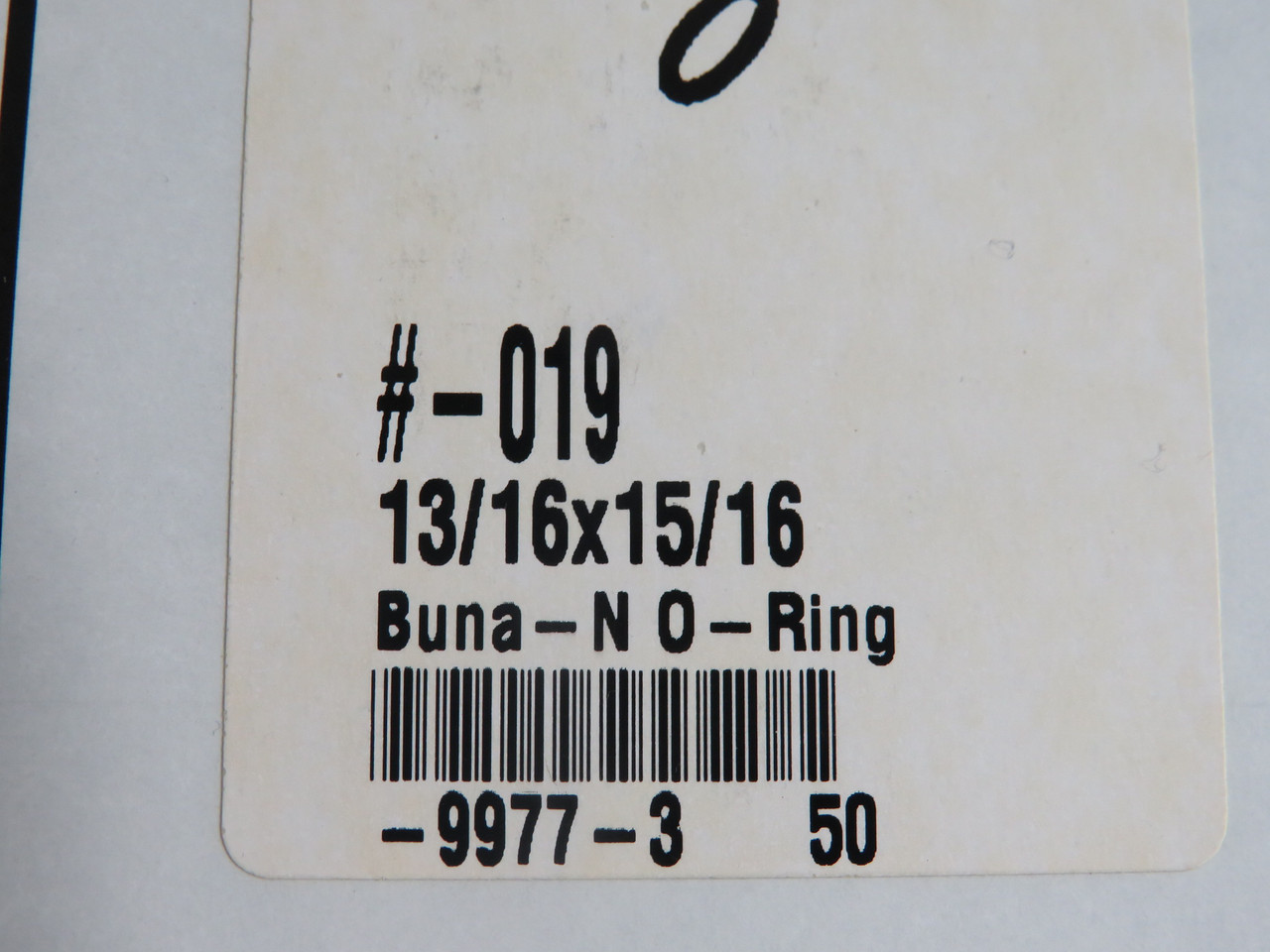 Daemar 019 Nitrile O-Ring 13/16" ID 15/16" OD 1/16" W Lot of 60 NOP