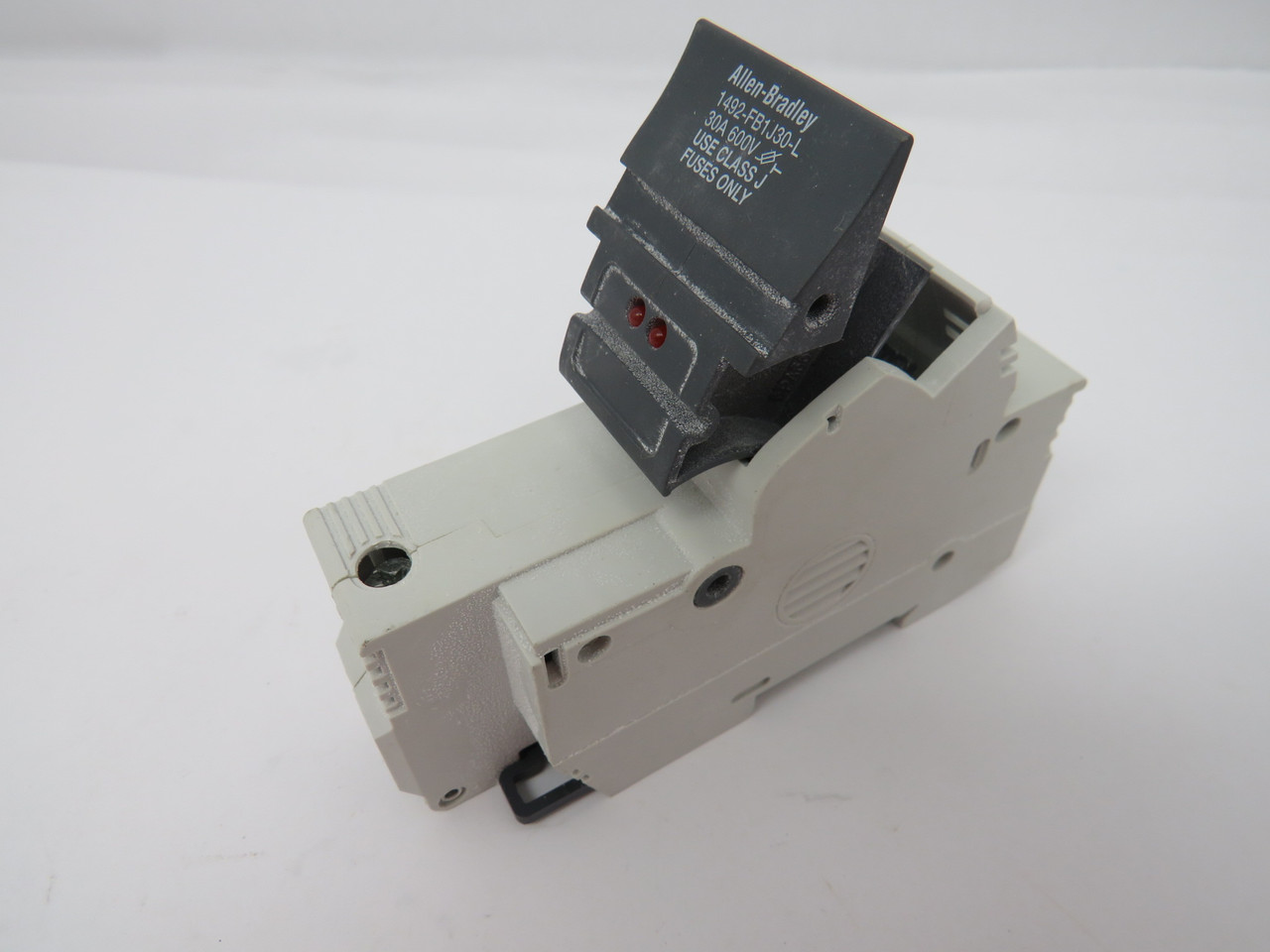 Allen-Bradley 1492-FB1J30-L Series B Indicator Fuse Holder 30A 600V 1P USED