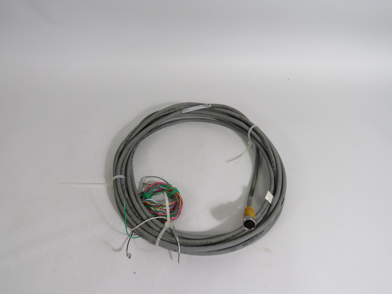 Turck RKCV-8T-15/S90 8-Pin Actuator & Sensor Cordset 6.5m *Cut Cable* USED