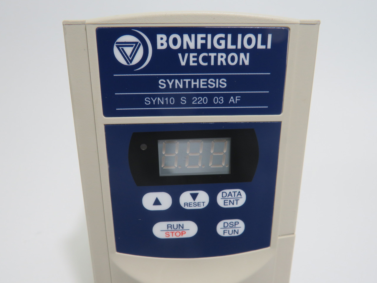 Bonfiglioli SYN10-S-220-03-AF Variable Speed AC Drive 0.5HP 3Ph 0-240V NOP