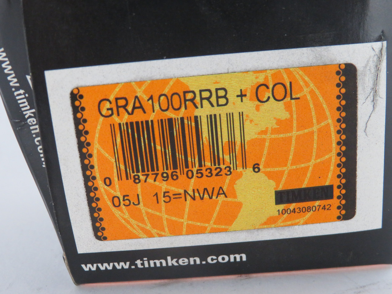 Timken GRA100RRB Fafnir Insert Bearing 1"ID 2.047"OD .591"W 1.22"LTB NEW