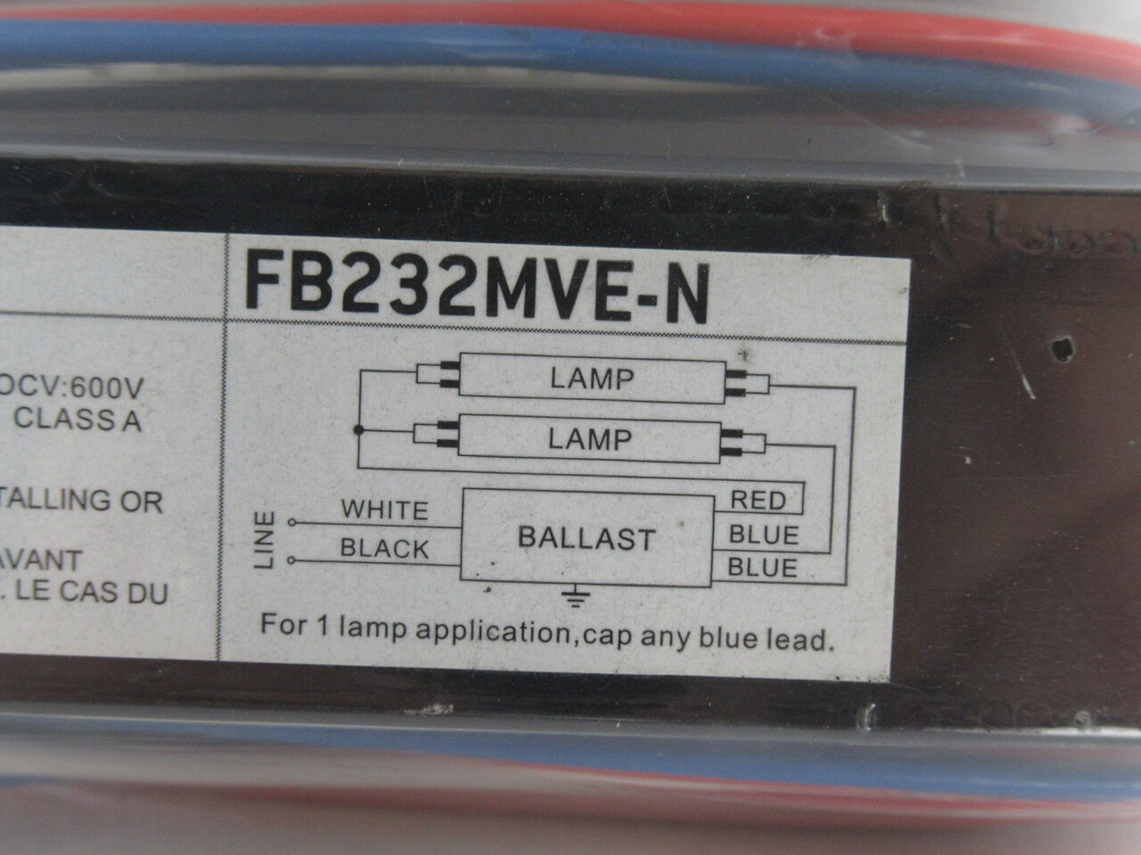 Fusion FB232MVE-N Electronic Ballast 120-277V 50/60Hz 32W NWB