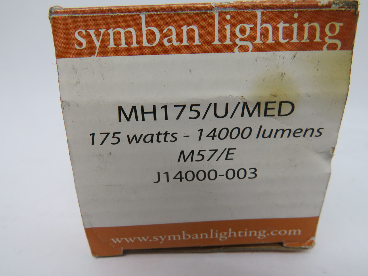 Symban MH175/U/MED Metal Halide Bulb 175W 130V ED17 14000lm E26 Base NEW