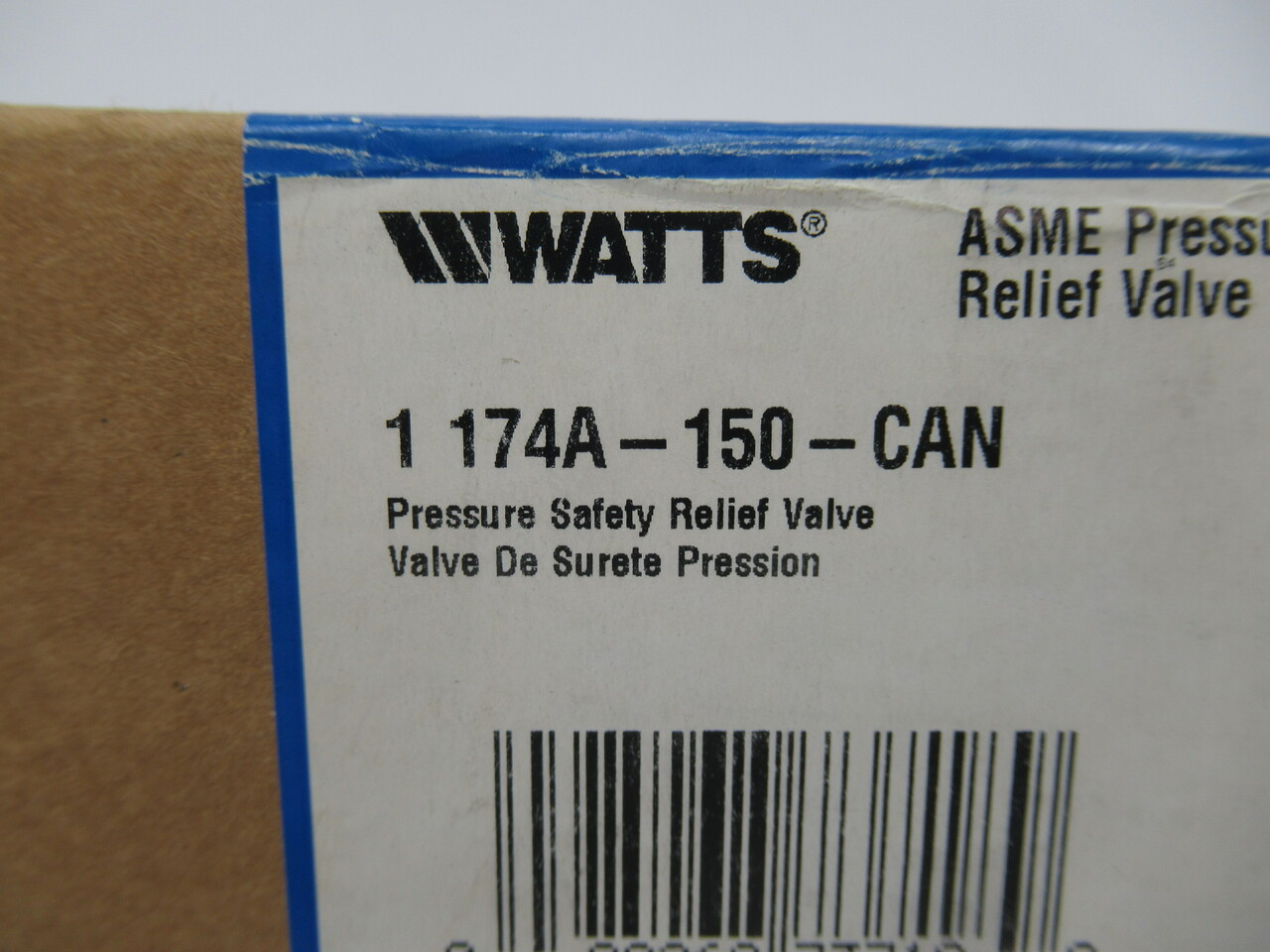 Watts 174A-150-CAN-1 Pressure Safety Valve 1" 150psi Model M1 NEW