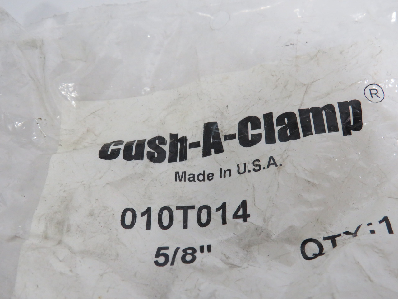 Cush-A-Clamp 010T014 Electro Galvanized Pipe Clamp Kit 5/8" Tube 7/8" Pipe NWB