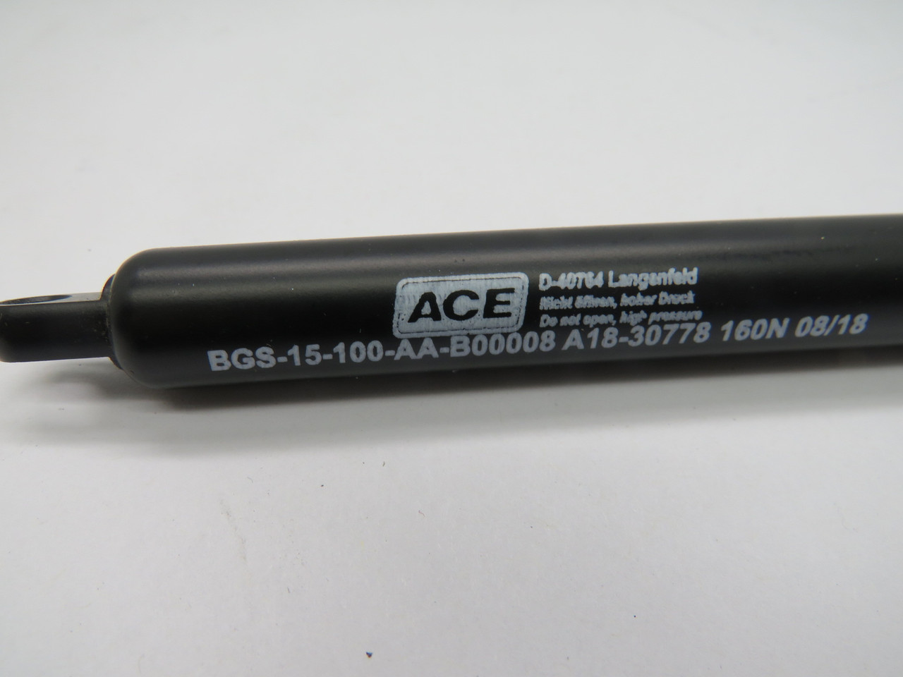 Ace BGS-15-100-AA-B00008 A18-30778 Gas Spring 100mm Stroke 227mm EL NOP