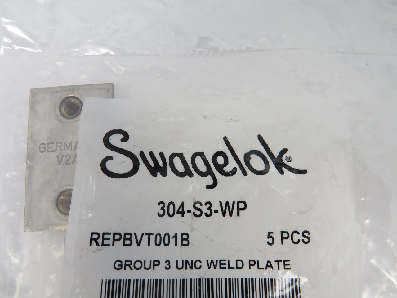 Swagelok 304-S3-WP Fractional Weld Plate 1.97" (50.00mm) 5-Pack NWB