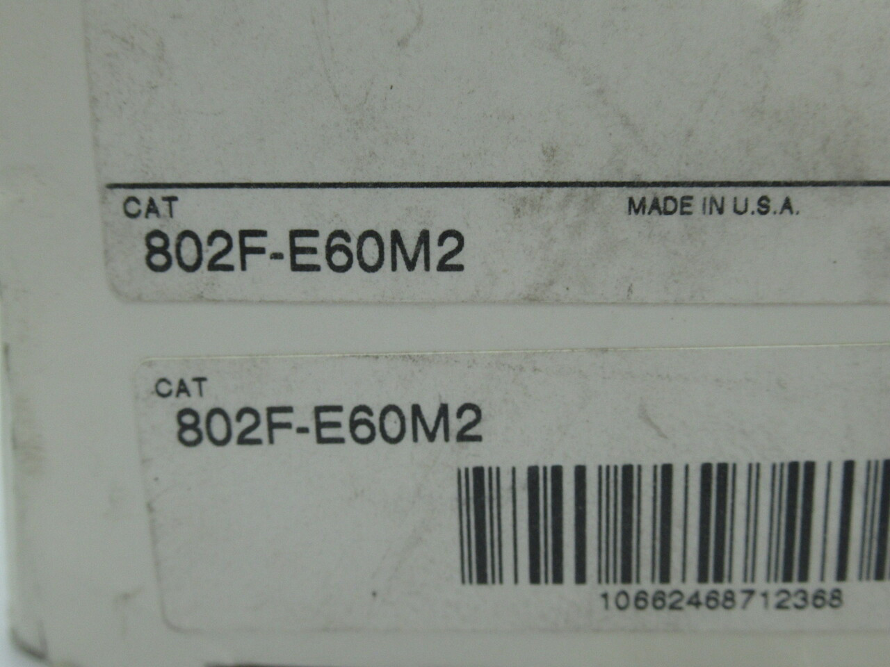 Allen-Bradley 802F-E60M2 Safety Switch w/Key Series A 10A 500V *DAMAGED BOX* NEW