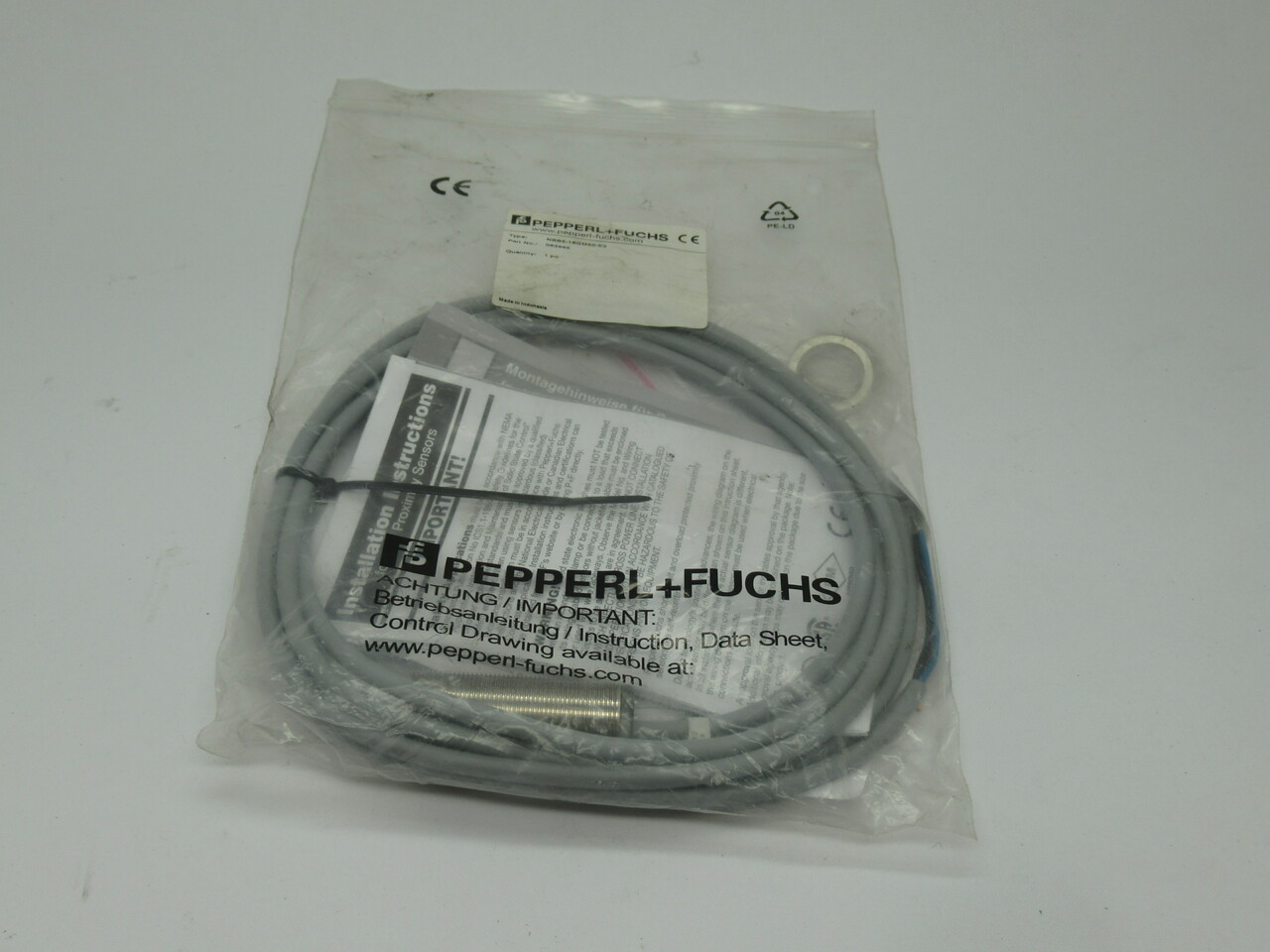 Pepper & Fuchs NBB5-18GM50-E2 Inductive Proximity Sensor 5mm Range 5-36V NWB
