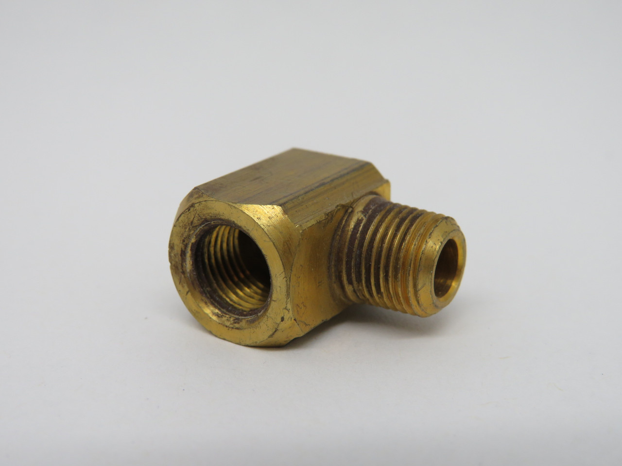 Generic Brass 90 Degree Street Elbow 1/8" NPT Lot of 4 USED