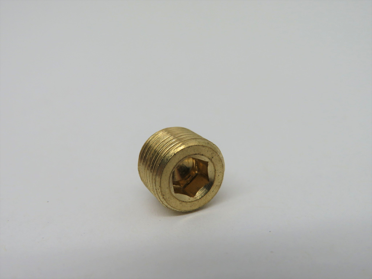 Generic Brass Male Countersunk Plug Recessed Hex 1/8" NPT Lot of 11 NOP