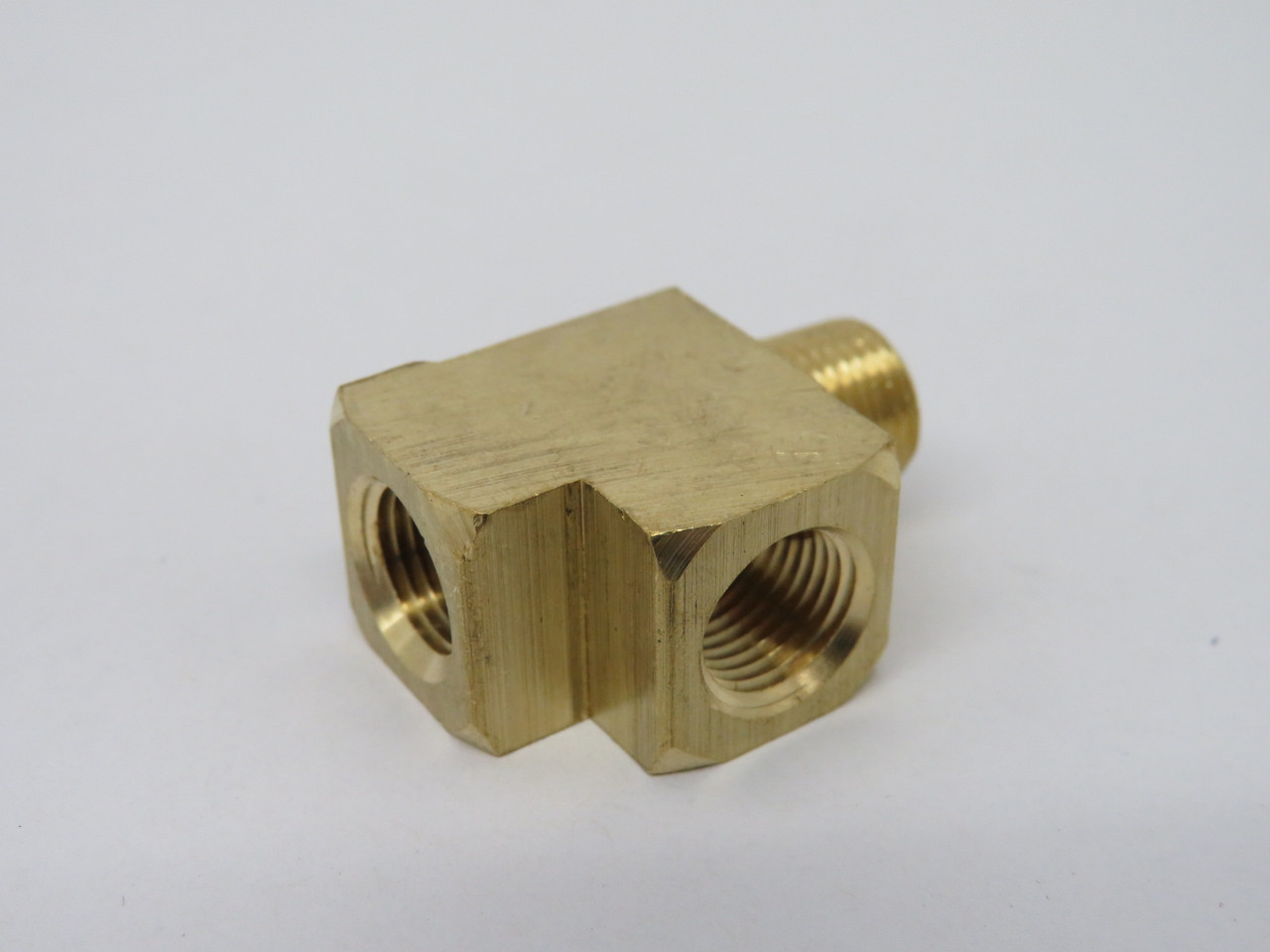 Generic Brass Street Tee Fitting 1/8" NPT Lot of 9 SHELF WEAR NOP