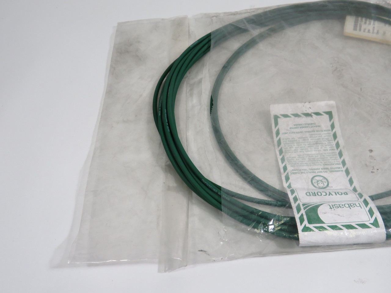 Habasit P-RB04-KG-N250 Polycord Green 4mm Opened Bag NWB