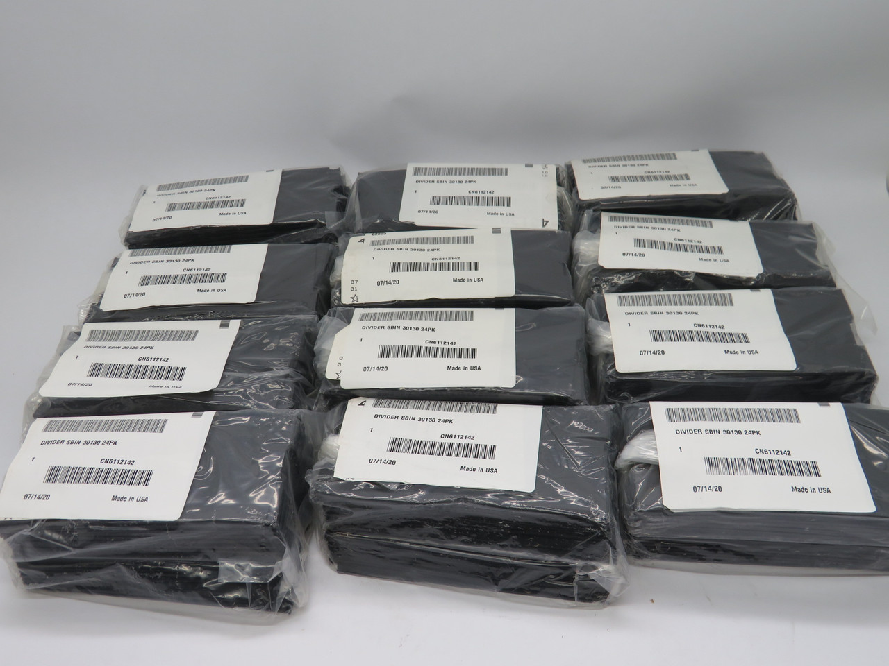 Akro-Mils 40130 Polypropylene Bin Divider 24-Pack Box of 12 NEW