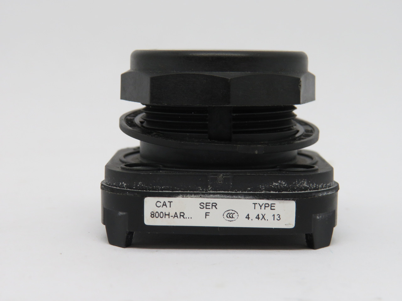 Allen-Bradley 800H-AR2 Series F Push Button Black Flush Head BUTTON ONLY USED