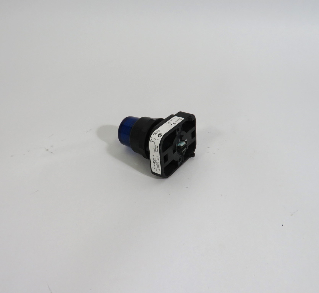 Allen-Bradley 800H-QRBH2BX Momentary Push Button Blue LED NO TRANSFORMER USED