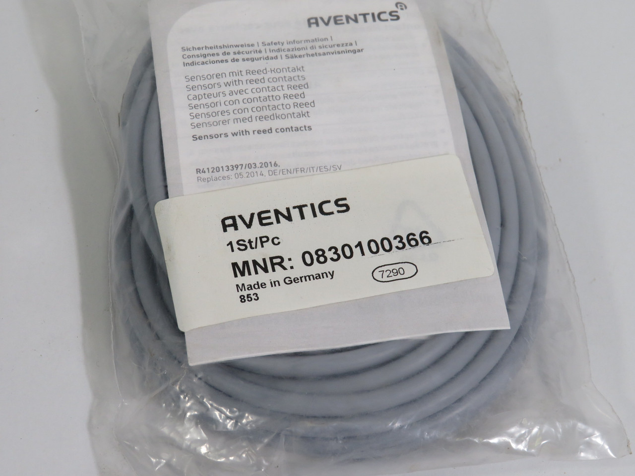Aventics 0830100366 Sensor 0-240VAC 0-60VDC 0.13A NWB
