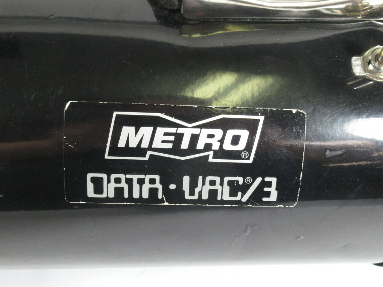 Metro DATA-VAC/3 Vintage Vacuum w/Case *Missing Some Attachments* USED