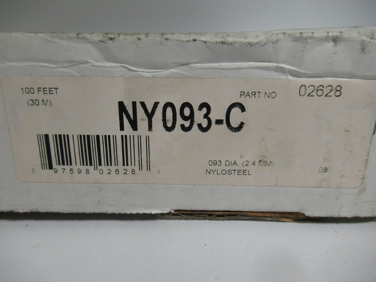 Flexco Clipper NY093-C 02628 Purple Hinge Pin Cable .093" (2.4mm) 9.6m *Cut* NEW