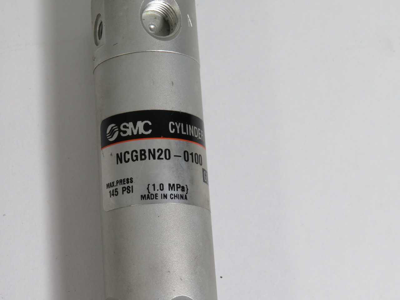 SMC NCGBN20-0100 Pneumatic Cylinder 20mm Bore 100mm Stroke 145psi 1.0MPa USED