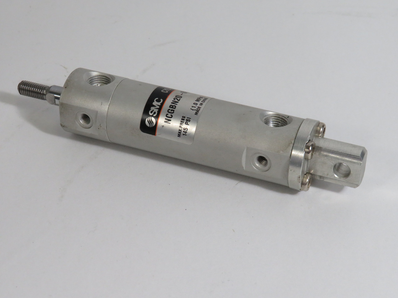 SMC NCGBN20-0100 Pneumatic Cylinder 20mm Bore 100mm Stroke 145psi 1.0MPa USED