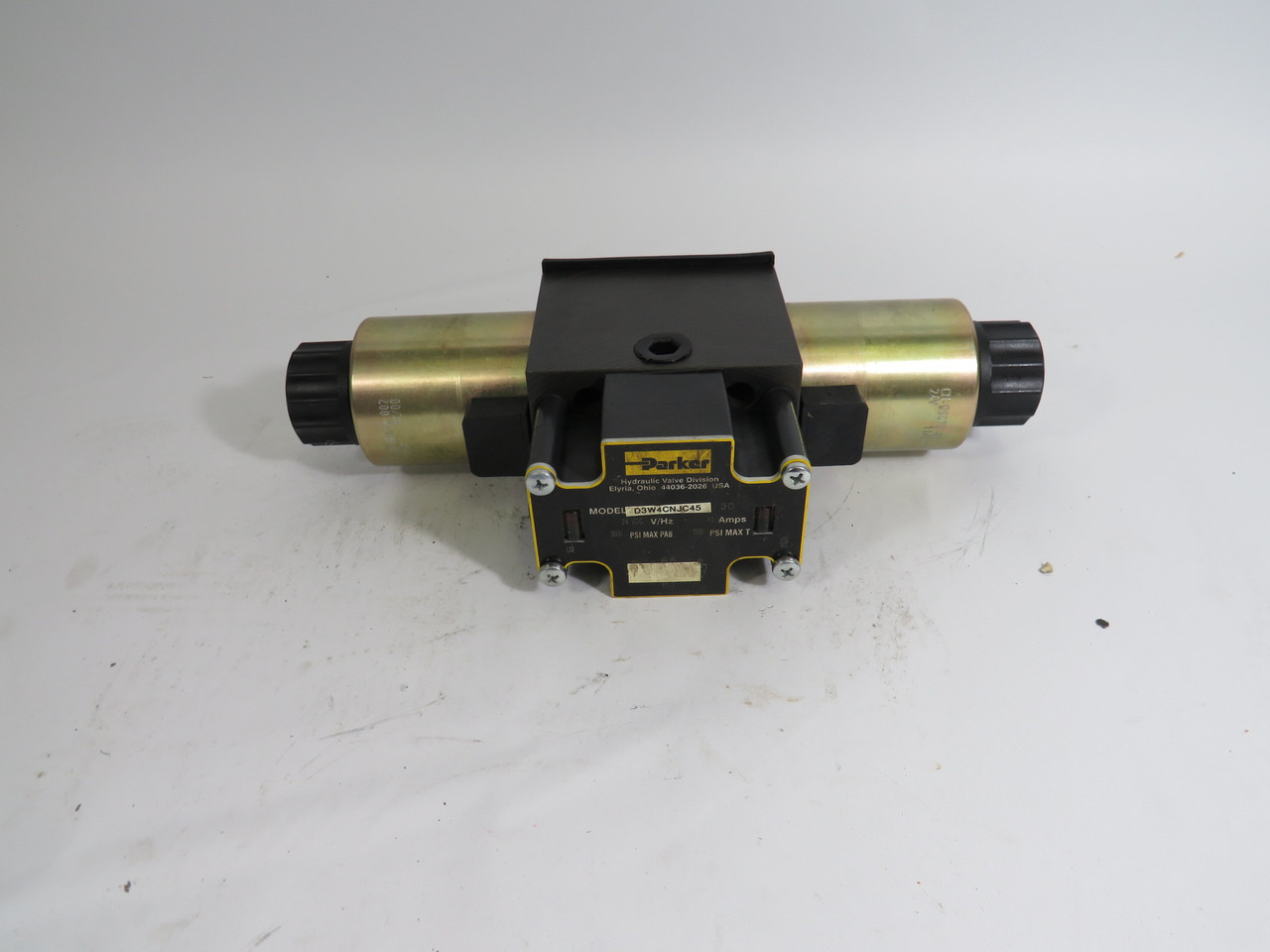 Parker D3W4CNJC45 Directional Control Solenoid Valve *May Be Modified* USED