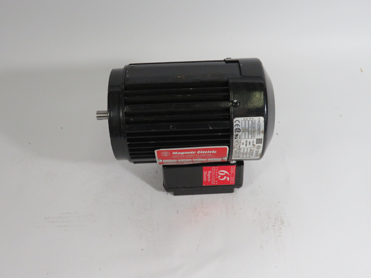 Bodine 42Y6BFPP Motor 0.210kW 1700RPM 440-480Y 0.8A 60Hz USED