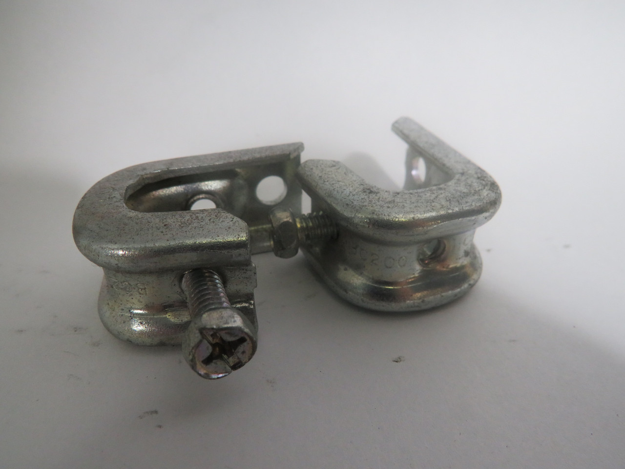 Caddy BC200 1/4" Galvanized Steel Beam Clamp Lot of 2 USED