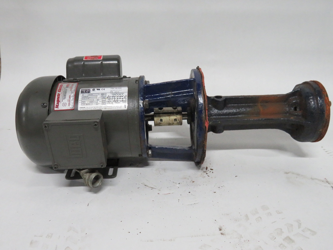 Darling Brothers 58010 Pump C/W Weg Motor 1/3HP 3490RPM 115/208-230V B56C USED