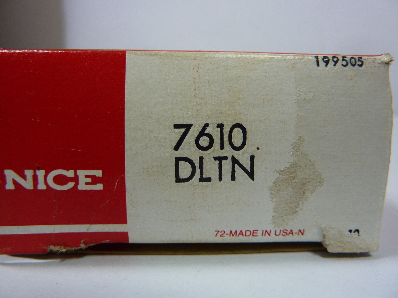 Nice 7610-DLTN Bearing w/ Extended Inner Ring ! NEW !