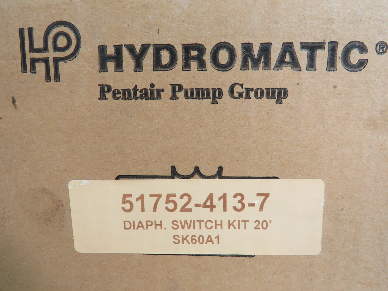 Hydromatic 51752-413-7 Diaphragm Switch 115V 20' for SK60A1 Pump *SEALED* NEW