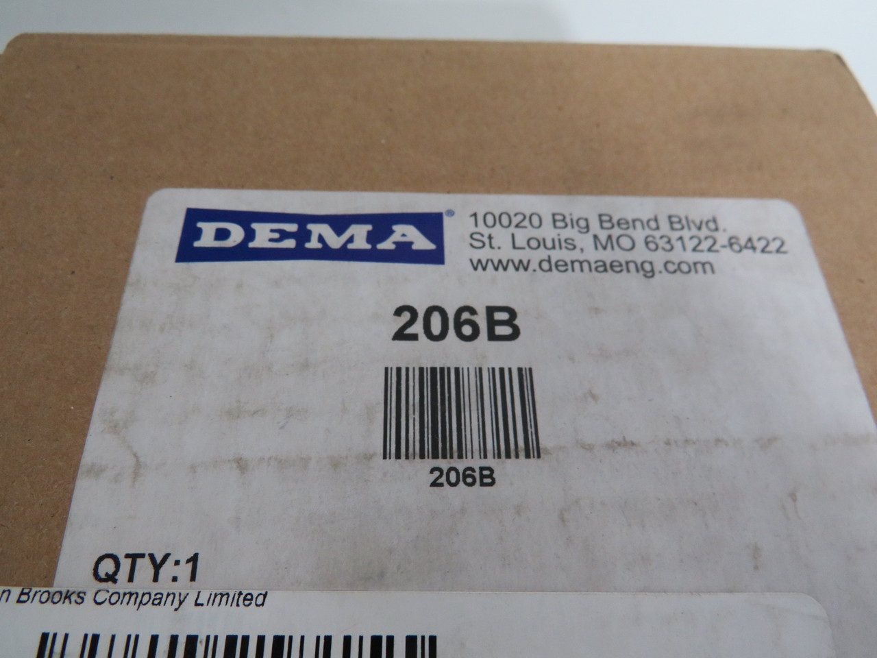 Dema 206B Brass B-Series Chemical Injector 3/4" 11-39GPM NEW