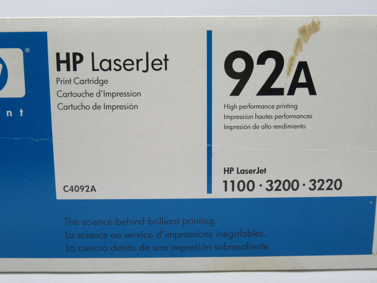 HP C4092A LaserJet Toner Cartridge BLACK For Models 1100, 3200, 3220 SEALED NEW