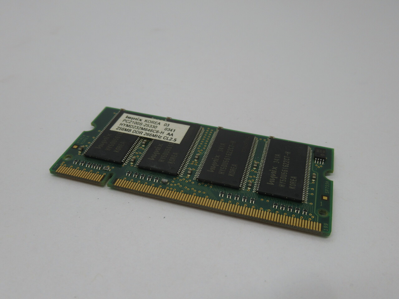 Hynix HYMD232M646C6-H AA SDRam Memory Module 256MB 266MHz USED