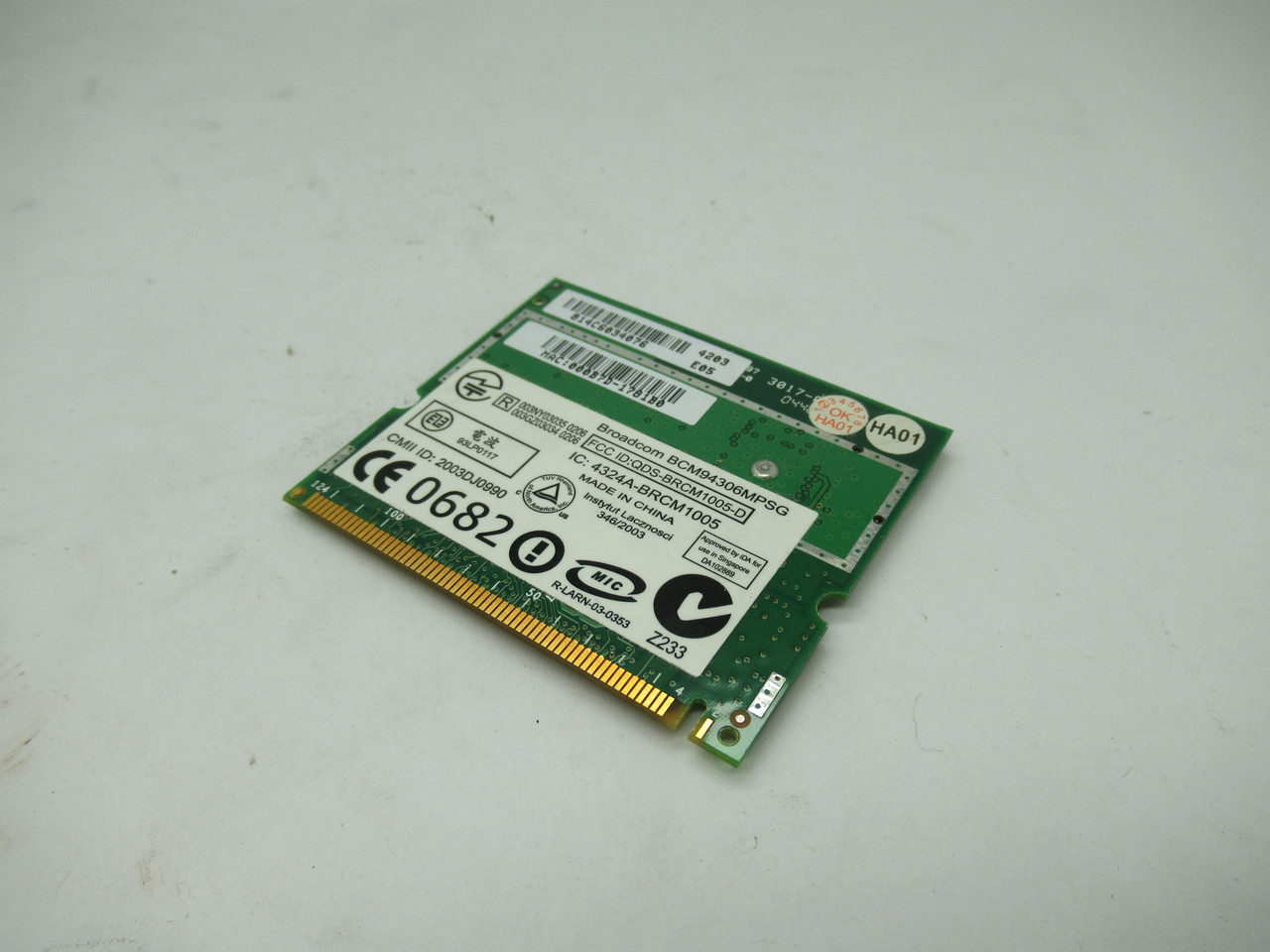 Broadcom BCM94306MPSG Wireless WLAN Mini PCI Card Rev. 4 USED